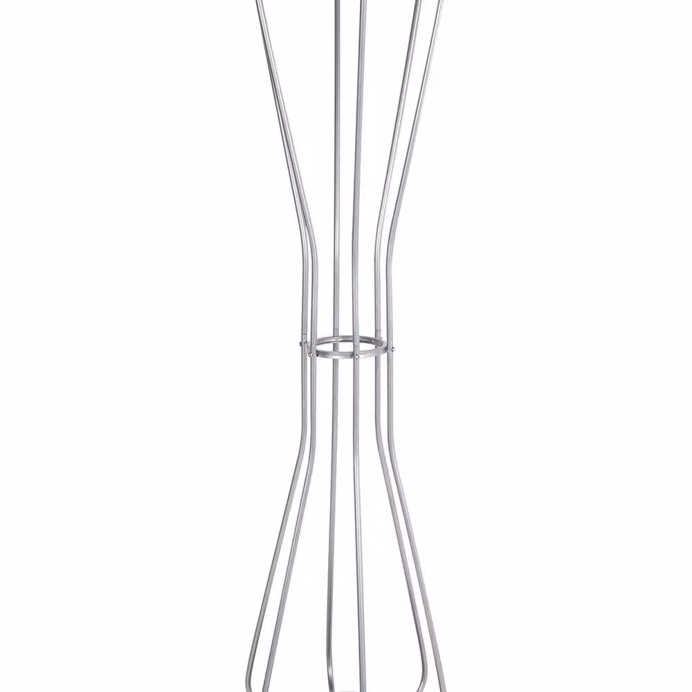 Wyld and Coco Hourglass Silver Coat Stand, Height: 165 cm – 2