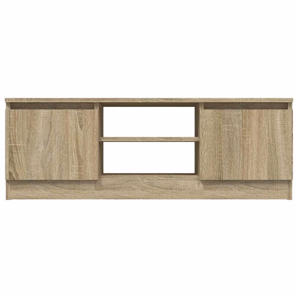 Berkfield Home TV Cabinet with Door in Sonoma Oak Light Brown, W/D/H: 102 x 30 x 36 cm – 3