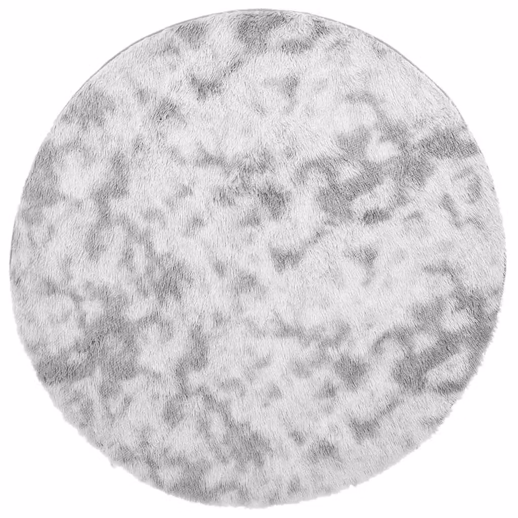 Berkfield Home NAVARRA Shaggy High Pile Rug, Light Grey, W/D: 100 x 100 cm – 1