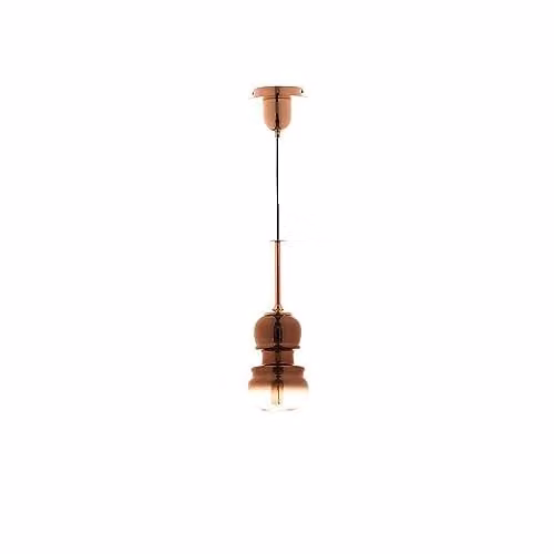 Mantra Sonata Copper Round Ceiling Pendant, Diameter: 15 cm, E27 – 1