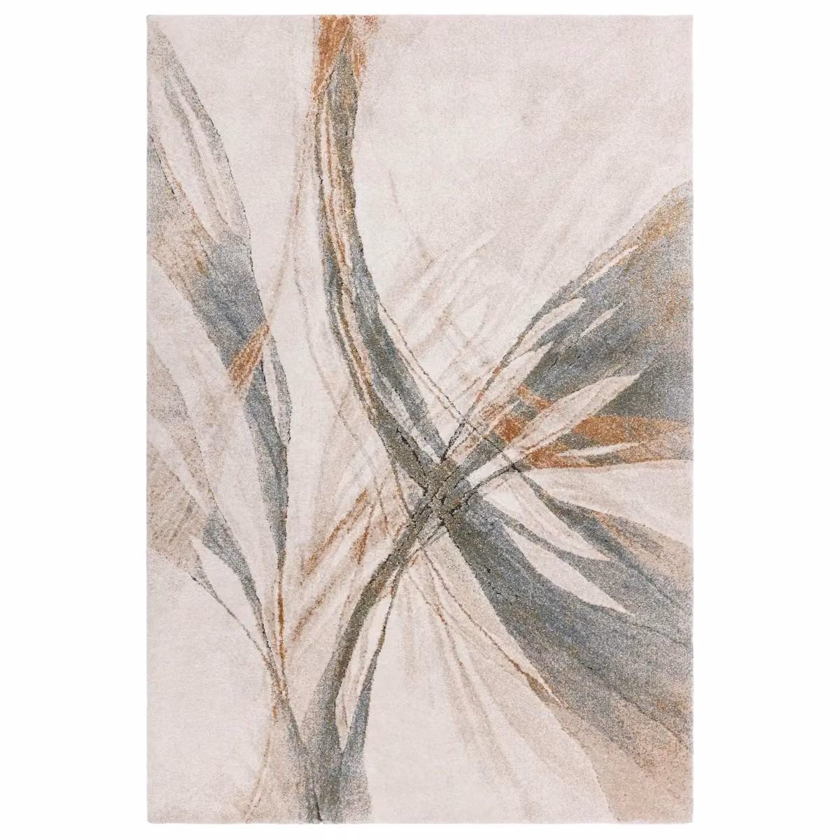The Rug Shop UK Blue and Beige Abstract Modern Machine Woven Stain-Resistant Rug, W: 200 cm, D: 290 cm – 2
