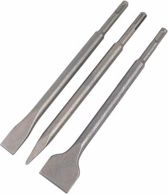 DeWalt Silver Carbon Steel SDS Plus Stone Chisel Pack of 3