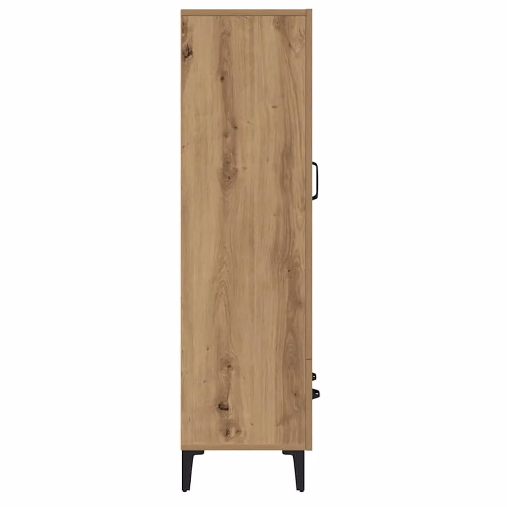 Berkfield Home Artisan Oak Highboard in Brown, W/D/H: 70 x 31 x 115 cm – 3