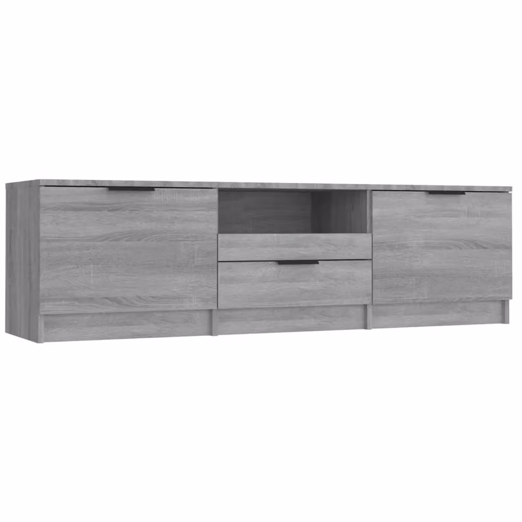 Berkfield Home Grey Sonoma TV Cabinet in Engineered Wood W/D/H: 140 x 35 x 40 cm – 2