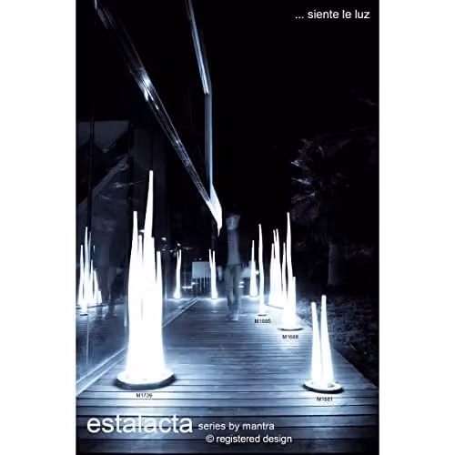 Netlighting Estalacta 6 Light Bar Floor Lamp in Silver and Opal White – 3