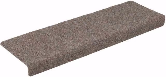Berkfield Home Non-Slip Needle Punch Stair Mats, 15 Pack, Beige, W/D/H: 65 x 21 x 4 cm