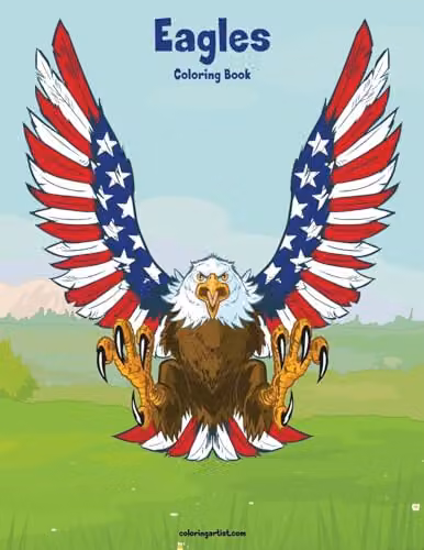 Eagles Coloring Book 1: Volume 1 by Createspace, Multicolour