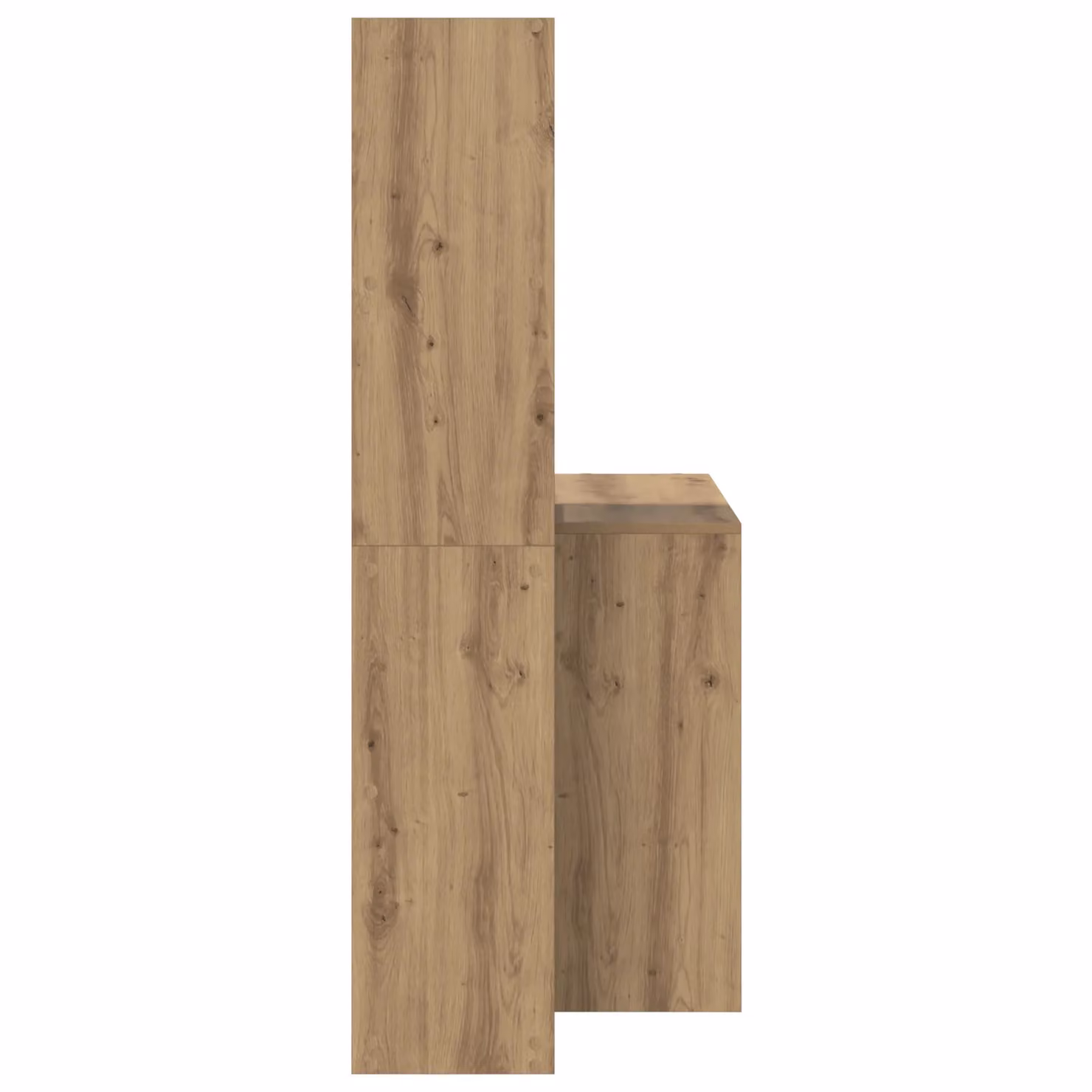 Berkfield Home Modern Artisan Oak Storage Shelf in Brown – 3