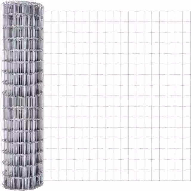 Berkfield Home Euro Fence Galvanised Steel Round Mesh in Grey, H: 120 cm, W: 25 m – 1