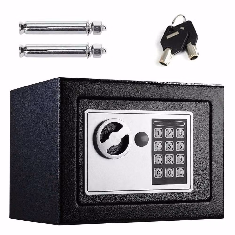 NESTLUNE Black Steel Password Key Lock Box – 3