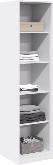 Berkfield Home White Minimalist Wardrobe W/D/H: 50 x 50 x 200 cm – 1