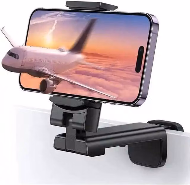 NESTLUNE 360 Degree Rotating Phone Mount with Strong Clamp, Black