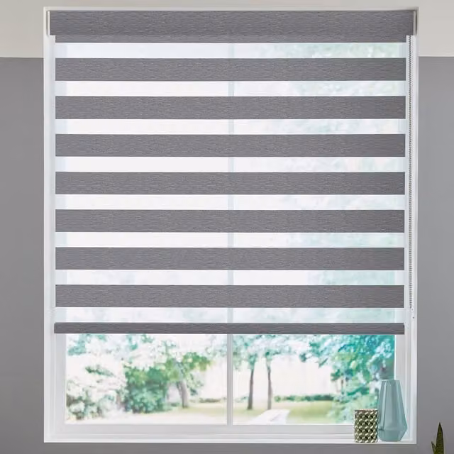 Terrys Samaria Made to Measure Day and Night Blind in Grey