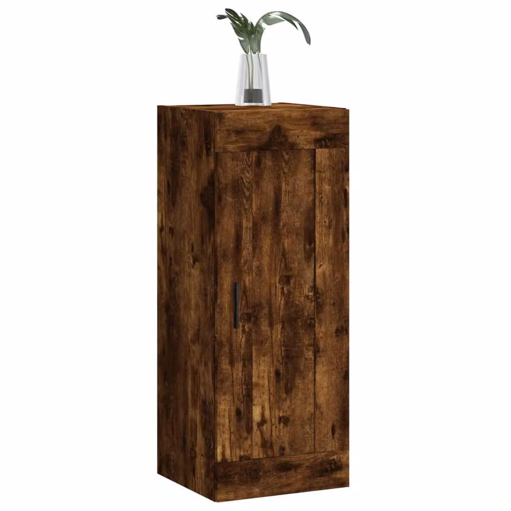 Berkfield Home Wall Mounted Cabinet in Smoked Oak Brown, W/D/H: 34.5 x 34 x 90 cm – 4