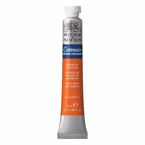 Winsor & Newton Cotman Watercolour Paint, Cadmium Red Hue, 8 ml Tube – 2