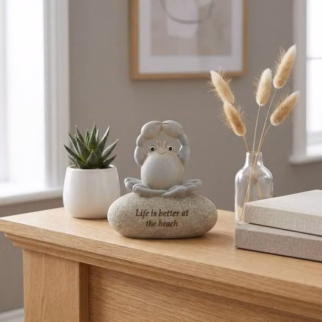 Garden Greatness Maritime Stone Animal Ornament, Multicolour, W: 75 cm, H: 45 cm