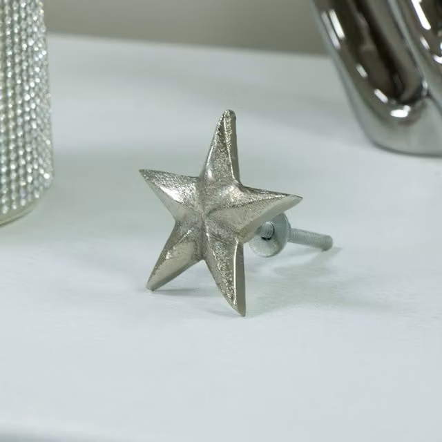 Melody Maison Bright Silver Metal Knob