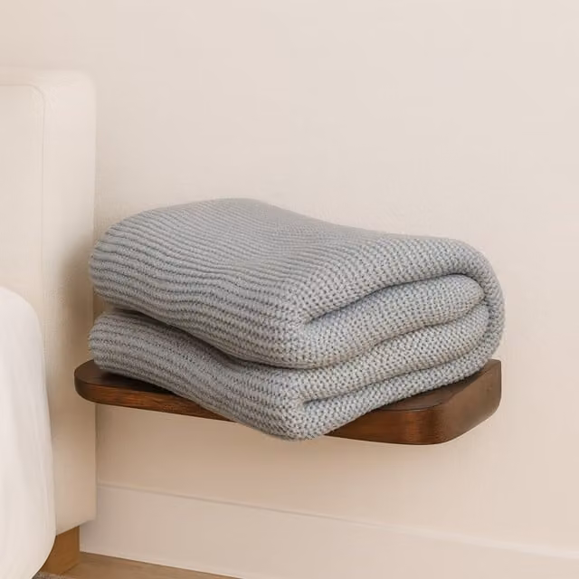 Artisan Furniture Blue Knitted Throw