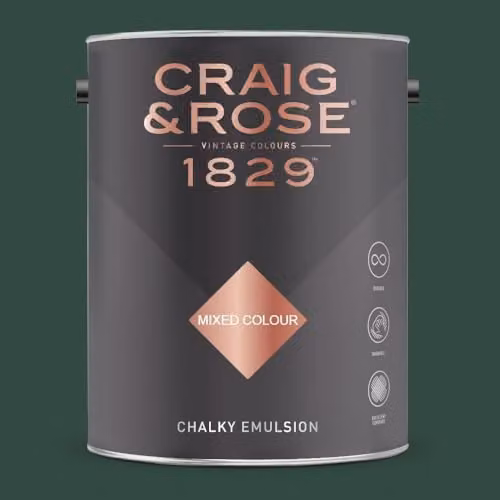 Craig & Rose 1829 Ottilie Chalky Emulsion Paint, Matt, Water Based, 5 l