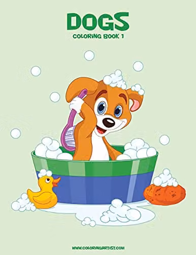 Dogs Colouring Book 1: Volume 1 by Createspace