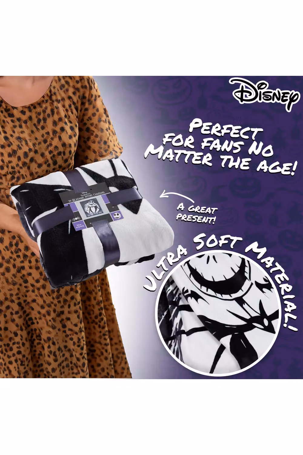 Disney Black Fleece Blanket – 4