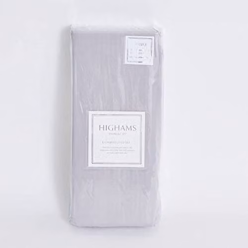 Highams King Size Polycotton Fitted Sheet, Silver Grey, W/D/H: 150 x 200 x 30 cm – 1