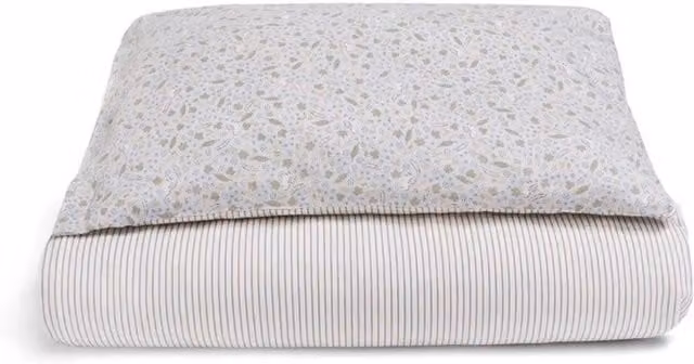 Avery Row Nature Trail Organic Cotton Cotbed Bedding Set, Multicolour