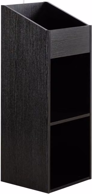 VOGREX Modern Black 2 Level Vinyl Record Storage Unit and LP Holder