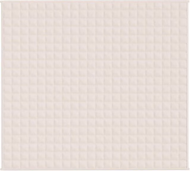 Berkfield Home Weighted Blanket in Beige, W: 200 cm, D: 225 cm, 9 kg