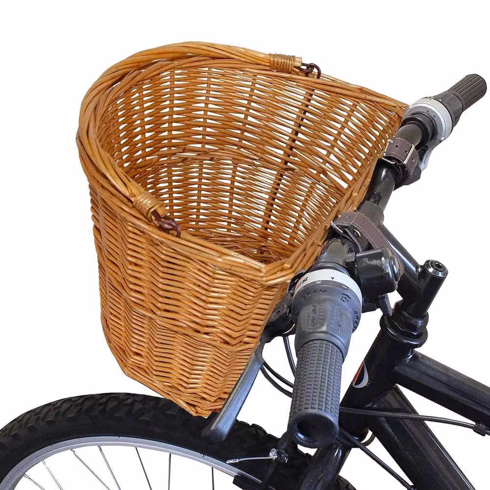 VOGREX Brown Honey Bike Bicycle Shopping Basket with Handle – 3