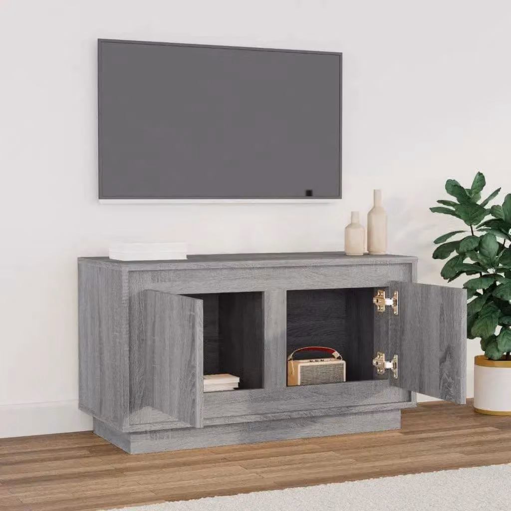 Berkfield Home Grey Sonoma TV Cabinet W/D/H: 80 x 35 x 45 cm – 2