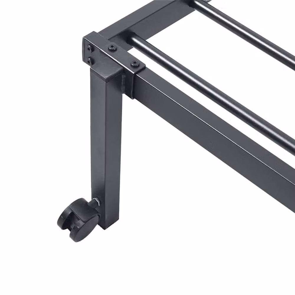 Berkfield Home Elegant Foldable Steel Bed Frame in Black, W/D/H: 90 x 200 cm – 5