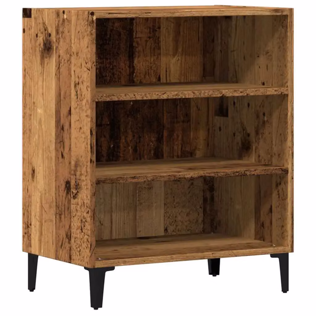 Berkfield Home Industrial Style Sideboard in Brown Old Wood, W/D/H: 57 x 35 x 75 cm – 2
