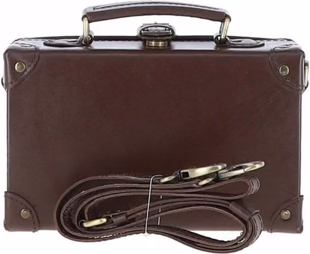 Ashwood VIN 11 Brown Leather Rectangular Trinket Box