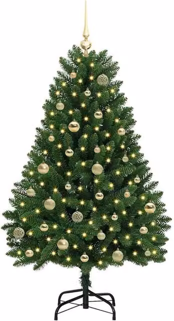 Berkfield Home Elegant Green Artificial Tabletop Christmas Tree with Stand, Height: 150 cm – 1