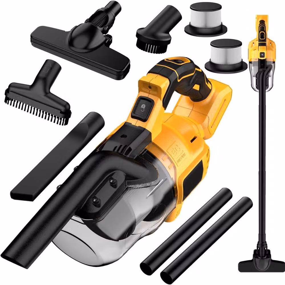 Ventryn Multicolour Handheld Cordless Mini Portable Vacuum Cleaner with Washable Filter – 5