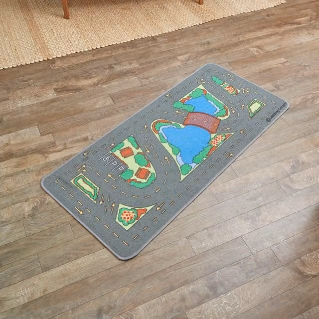 Liberty House Toys Multicolour and Grey Landscape Themed Kids Playmat