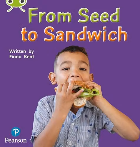 Pearson Education Bug Club Phonics Phase 1 Unit 0 From Seed to Sandwich Paperback, Purple Multicolour