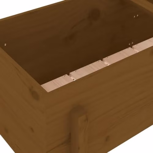 vidaXL Wooden Raised Bed in Brown, W/D/H: 121 x 50 x 57 cm – 4