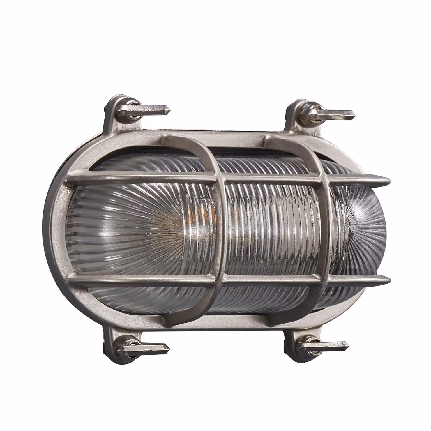 Nordlux Helford Outdoor Wall Light in Silver and Gold/Brass, E27, IP64, Saltwater Resistant – 2