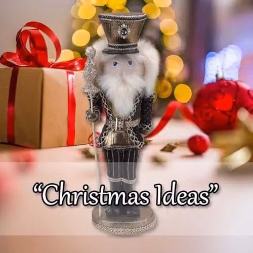 VFM e-Store Black Christmas Nutcracker Decoration, H 41 cm x W 13 cm x D 13 cm – 5