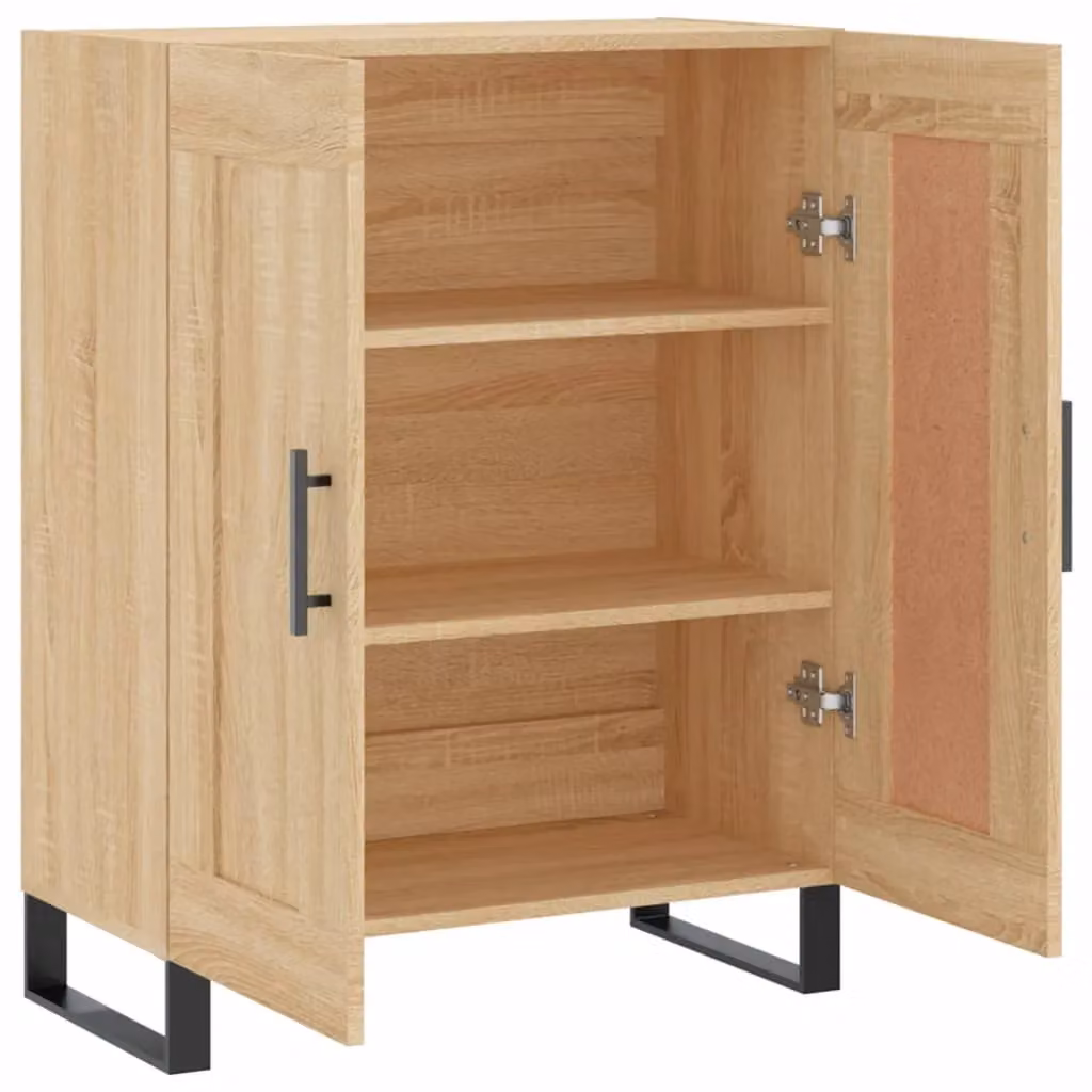 Berkfield Home Sonoma Oak Sideboard in Brown, W/D/H: 69.5 x 34 x 90 cm – 3