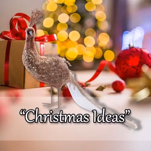 VFM e-Store Brown Peacock Christmas Tabletop Decoration, W: 33 cm, H: 27 cm – 4