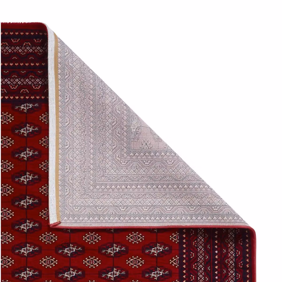 The Rug Shop UK Red Traditional Machine Woven Border Area Rug, W: 240 cm, D: 340 cm – 5