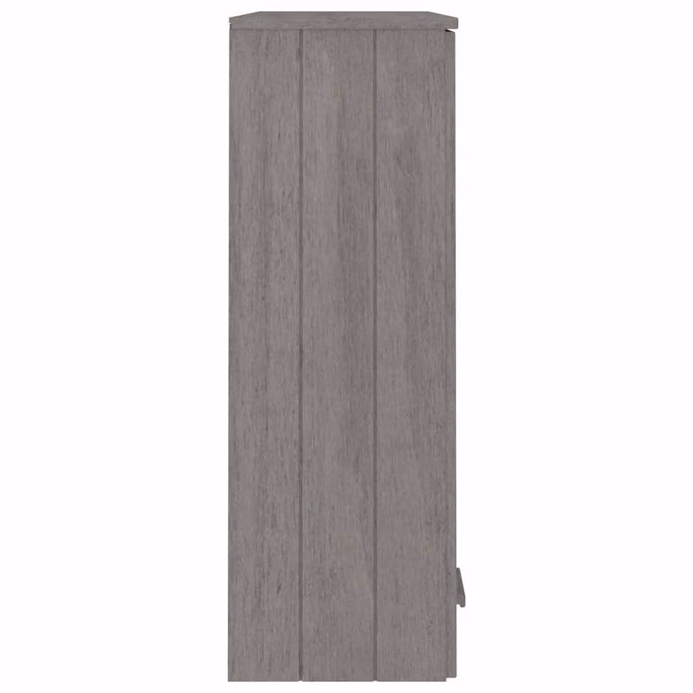 Berkfield Home HAMAR Highboard Top in Light Grey Solid Wood Pine, W/D/H: 85 x 35 x 100 cm – 4