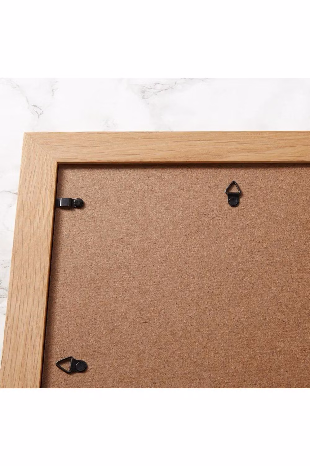 MijMoj Design Modern Solid Oak Multi 5 Aperture Photo Frame in Brown, W/D/H: 36.0 x 30.0 x 1.8 cm – 2