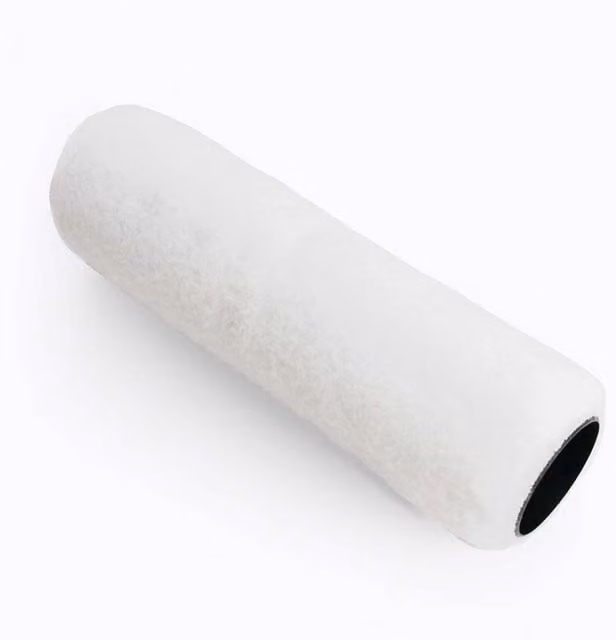 Hemway Premium 9 inch Reusable and Recyclable Paint Roller Refill Sleeve in White