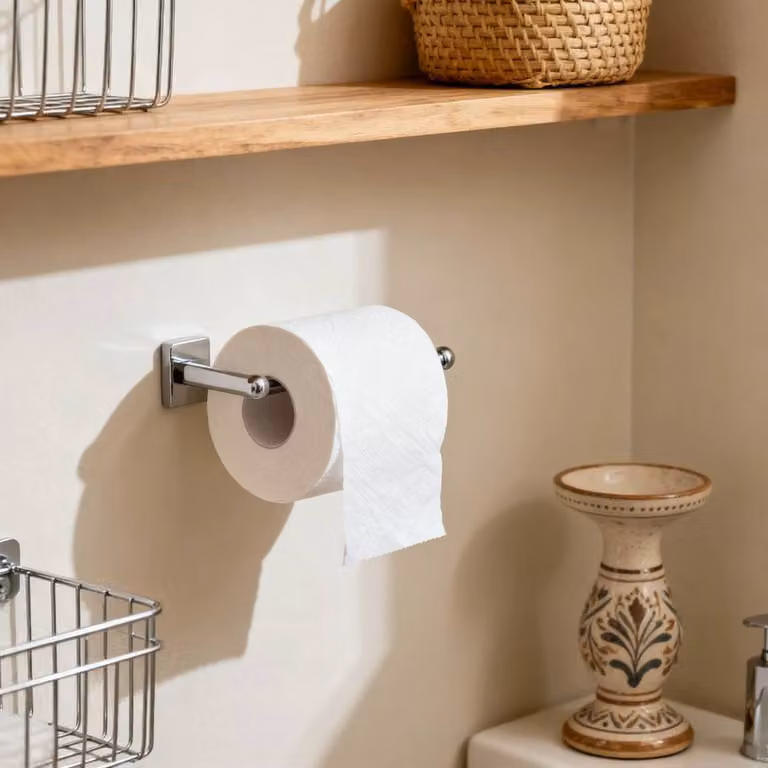 NESTLUNE 144 Rolls of 2-Ply Quilted Embossed White Toilet Paper