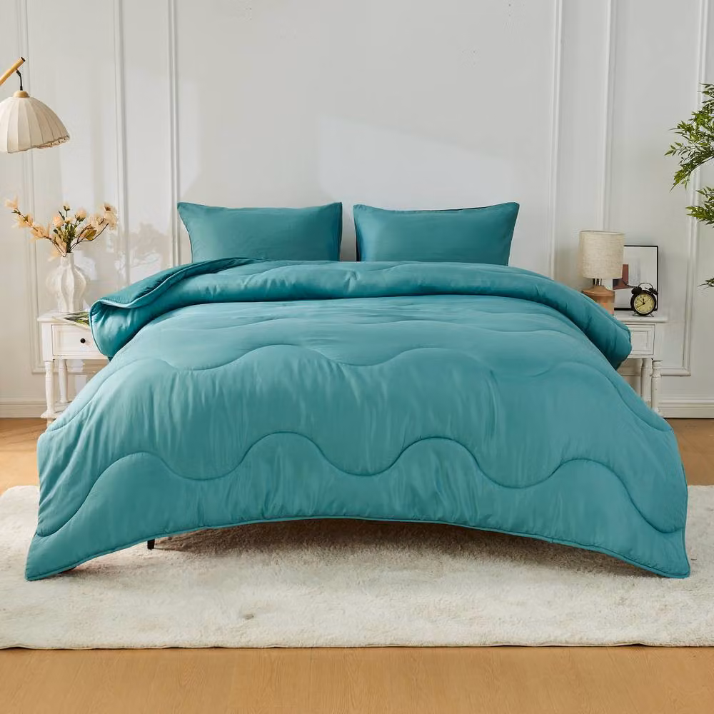 Gaveno Cavailia King Size Coverless Microfibre Duvet in Green, 10.5 Tog, W: 230 cm x L: 220 cm – 1