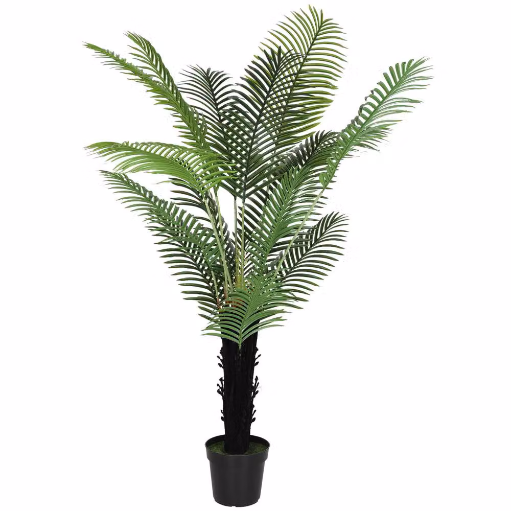 STILVORA Artificial Areca Palm Tree, Green, Height: 175 cm – 3